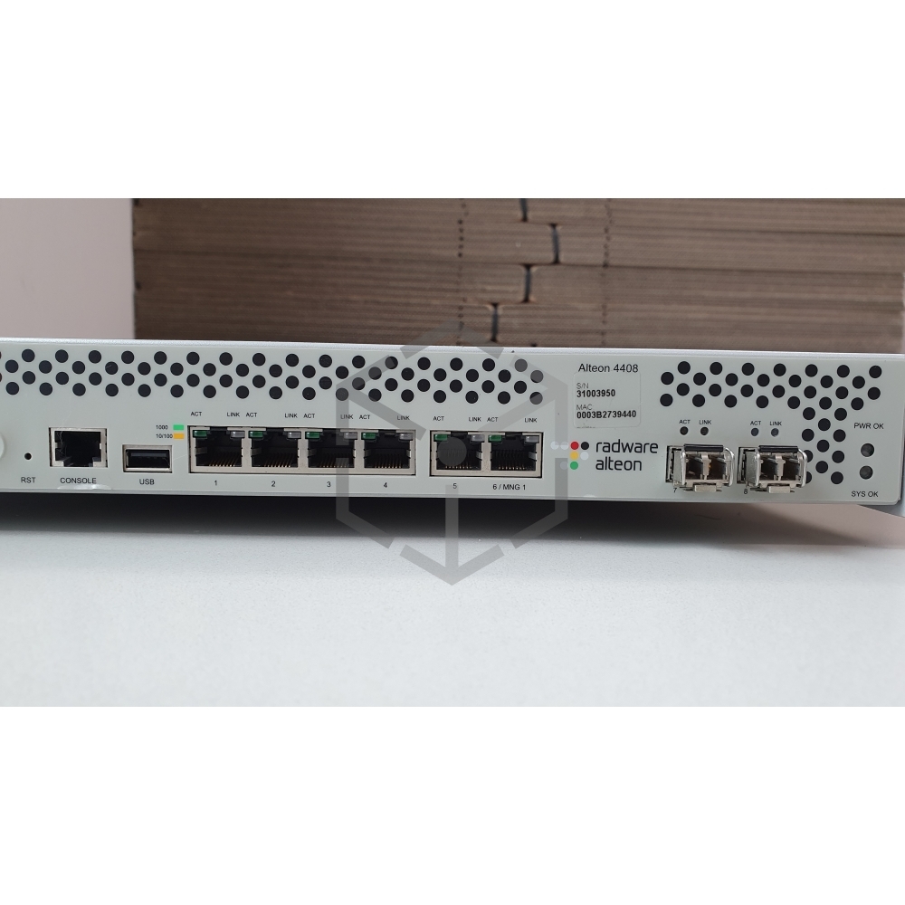 Radware Alteon 알테온 4408 라드웨어 네트워크 L4 부하분산 중고스위치 국내재고 - SUGARCUBE