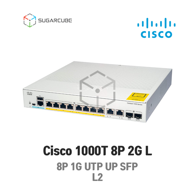 Cisco C1000-8T-E-2G-L 8포트 시스코 네트워크 L2 L3스위치
