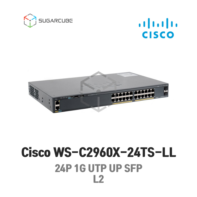 Cisco WS-C2960X-24TS-LL 시스코 L2 L3 중고스위치