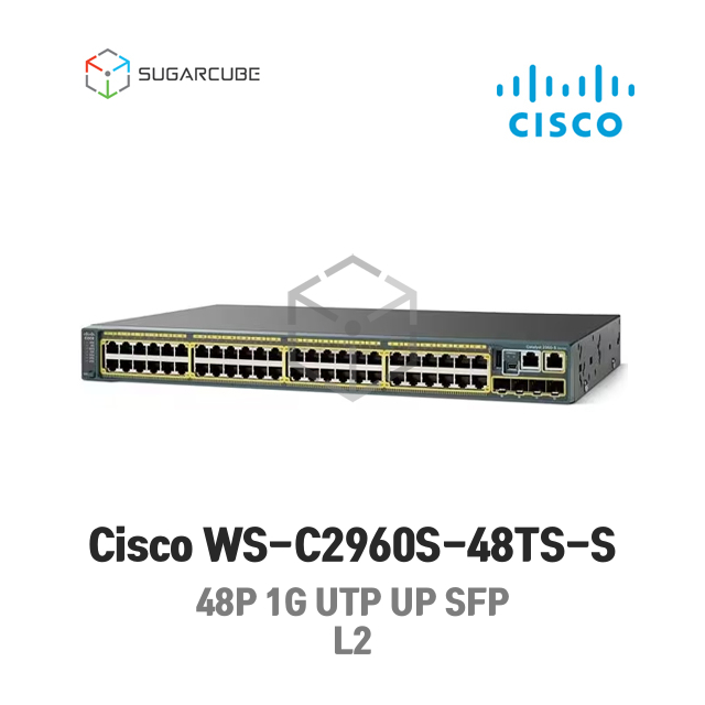Cisco WS-C2960S-48TS-S 시스코 L2 L3 중고스위치