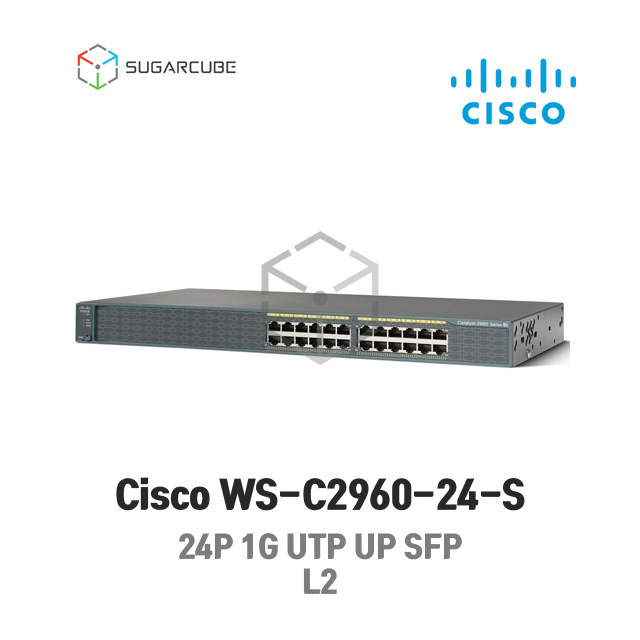 Cisco WS-C2960-24-S 시스코 네트워크 L2 L3 중고스위치
