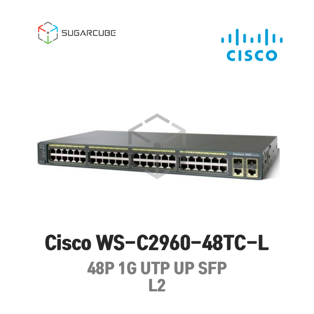 Cisco WS-C2960-48TC-L 시스코 네트워크 L2 L3 중고스위치