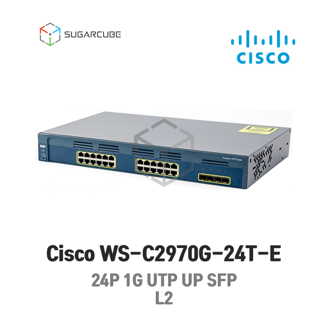 Cisco WS-C2970G-24T-E 시스코 L2 L3 중고스위치