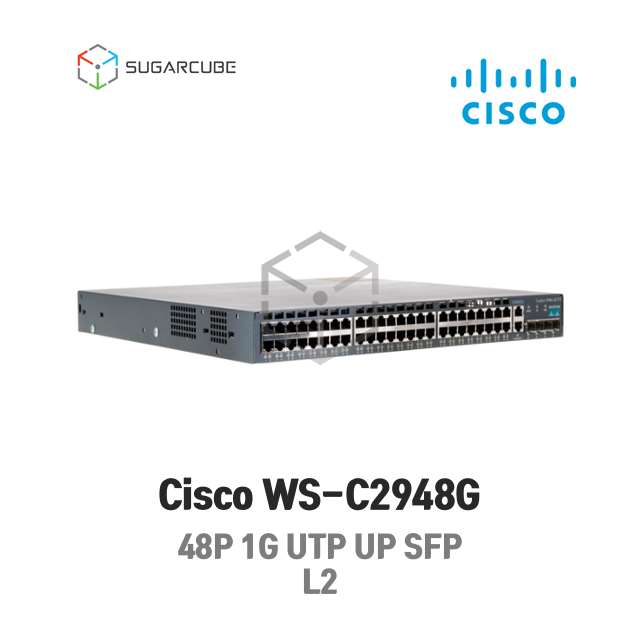 Cisco WS-C2948G 시스코 네트워크 L2 L3 중고스위치