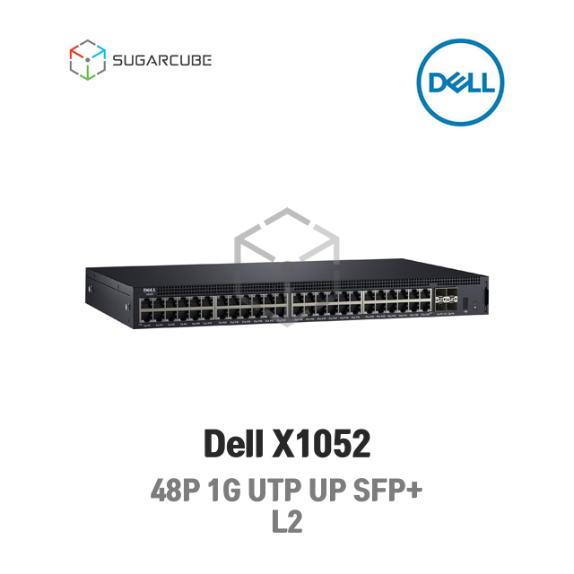 Dell X1052 1G+ 10G 델 L2 L3 중고스위치