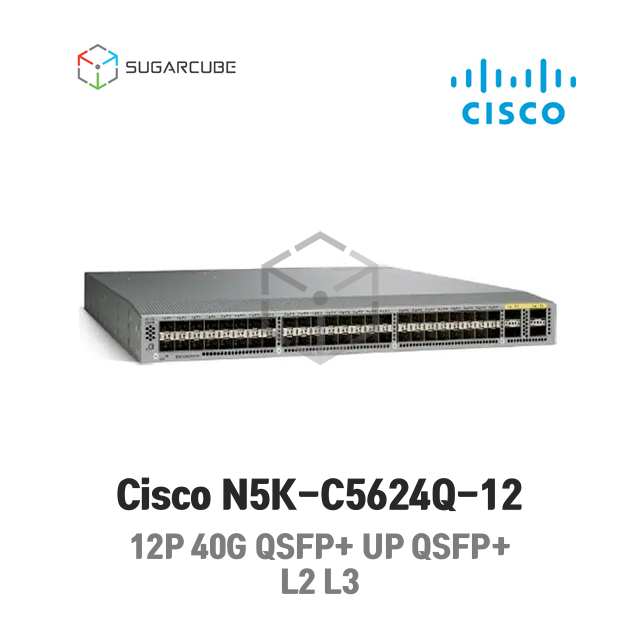 Cisco N5K-C5624Q Nexus 5624Q 12P 40GbE QSFP+ 시스코 L2 L3 중고스위치