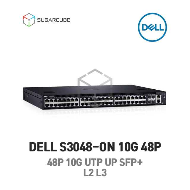 Dell S3048-ON 48P 1GbE RJ-45 4P 10GbE SFP+ 델 L2 L3 중고스위치