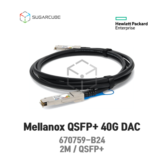 Mellanox 멜라녹스 2M DAC QSFP+ 40G IB FDR QSFP Copper Cable 신품 인피니밴드케이블