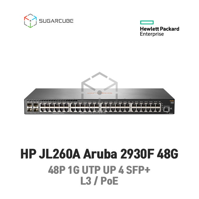 HP JL260A Aruba 2930F 48G 4SFP+ PoE+ L3스위치 중고스위치