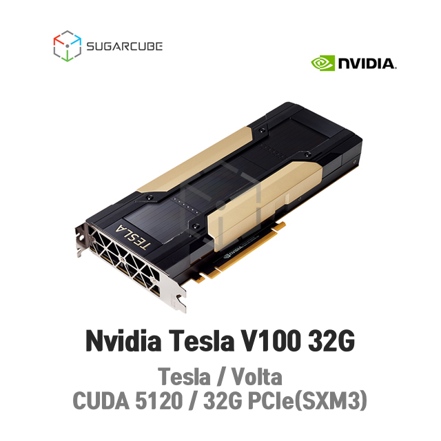 Nvidia Tesla V100 32G 인공지능 딥러닝 SXM PCIe