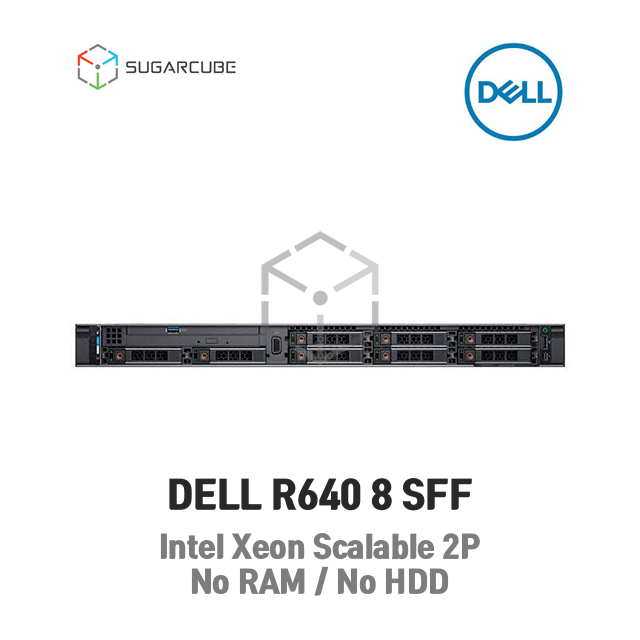 DELL Poweredge R640 Gold 6130 2P 256G 32코어 8 SFF 중고