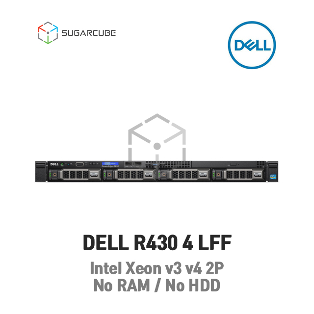 DELL Poweredge R430 E5-2620v3 2P 32G 12코어 4 LFF 중고