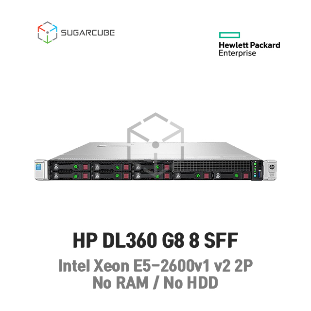 HP ProLiant DL360 G8 E5-2680v2 2P 64G 20코어 8 SFF 중고