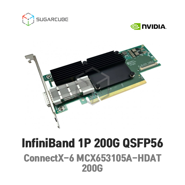 Mellanox ConnectX-6 HDR/ETH 200G QSFP56 MCX653105A-HDAT InfiniBand 인피니밴드