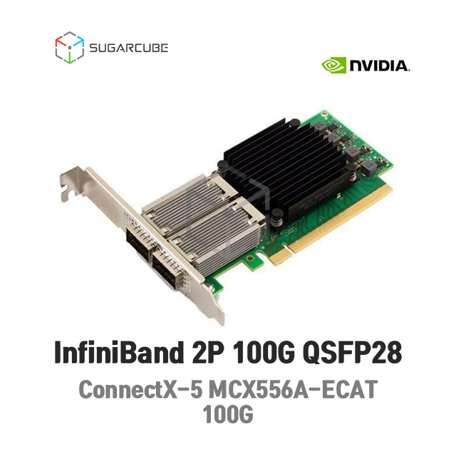 Mellanox ConnectX-5 EDR IB 100GbE QSFP28 MCX556A-ECAT InfiniBand 인피니밴드