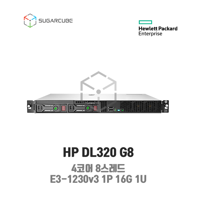 HP DL320 G8 E3-1231v3 1P 16G 4코어 8스레드