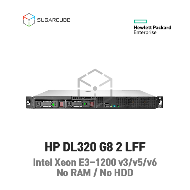 HP DL320 G8 E3-1231v3 1P 16G 4코어 8스레드 2 LFF 중고