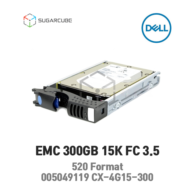 DELL 300GB 15K 3.5 FC HDD 005049119 CX-4G15-300 스토리지HDD