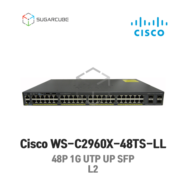 Cisco WS-C2960X-48TS-LL 시스코 L2 L3 중고스위치