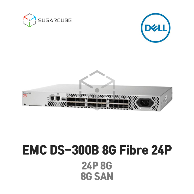 Dell EMC Connectrix DS-300B 8G Fibre 24P 중고 HBA스위치