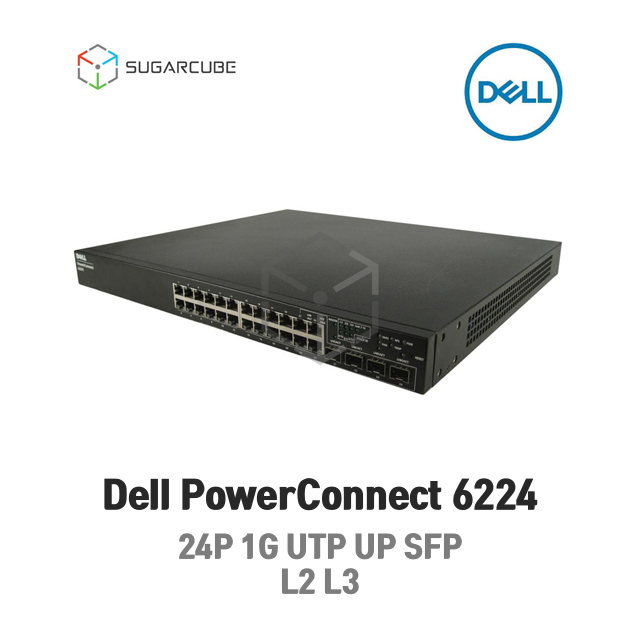 Dell PowerConnect 6224 델 네트워크 L2 L3 중고스위치