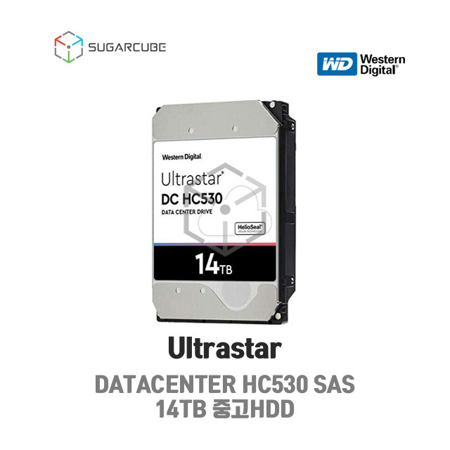 Western Digital DC HC530 14TB 512MB SAS Ultra 고용량하드 중고HDD