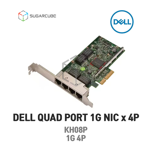 Dell KH08P Broadcom 5719 Quad-Port 1GB 서버랜카드