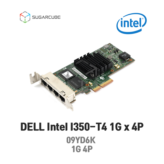 DELL Intel I350-T4 Quad-Port 1GB 09YD6K 서버랜카드