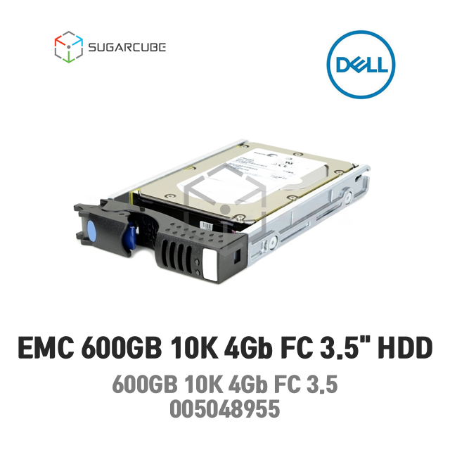 DELL EMC 600GB 10K 4Gb FC 3.5 HDD 005048955 중고서버하드