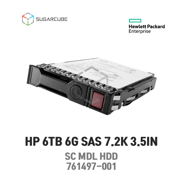 HP 6TB 6G SAS 7.2K 3.5 SC MDL 761497-001 중고서버하드