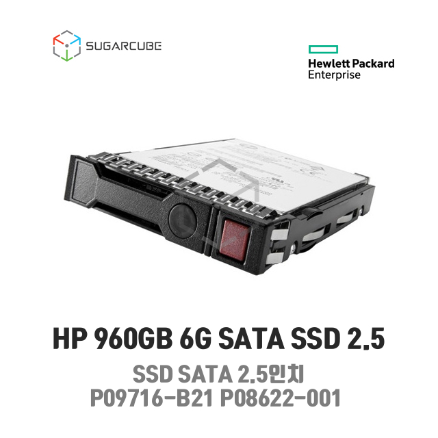 HP 960GB SATA 6G SFF RI SSD P09716-B21 P08622-001 서버SSD