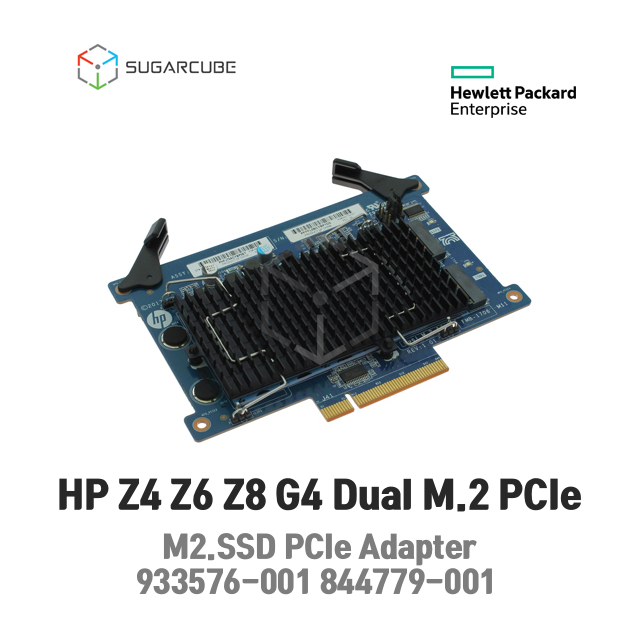 HP Z4 Z6 Z8 Dual M.2 SSD Adapter PCI-E 933576-001 844779-001