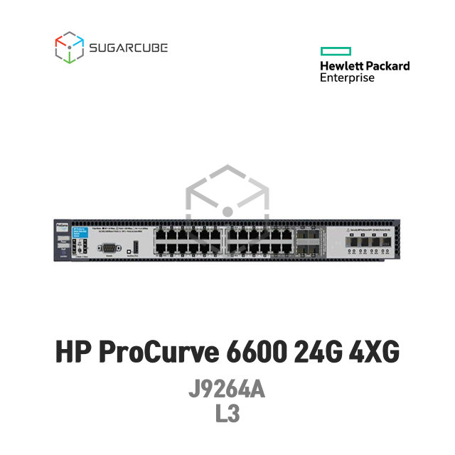 HP ProCurve 6600-24G 4XG J9264A L3 중고스위치