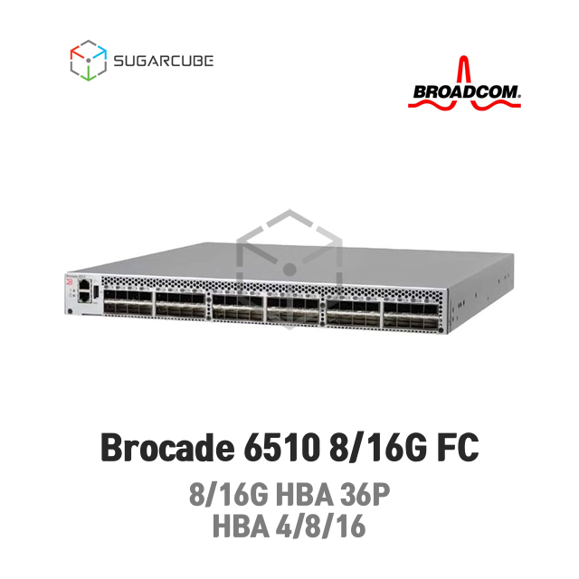 Brocade 6510 8/16G HBA Fibre Channel SW 36P 중고스위치