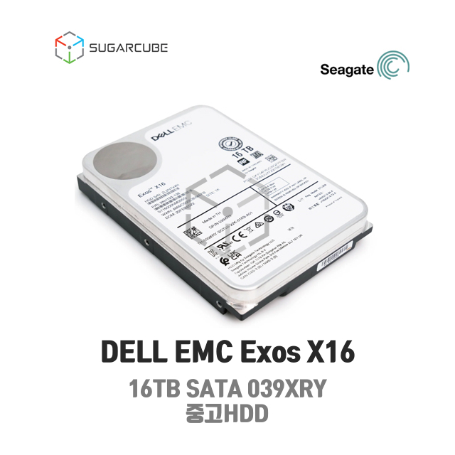 DELL Seagate 16TB 512MB SATA 고용량하드 중고HDD 039XRY