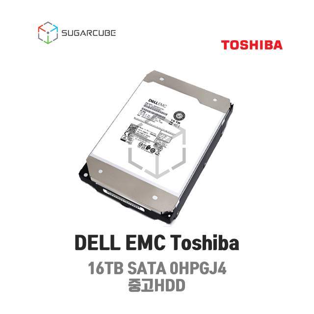 DELL Toshiba 16TB 512MB SATA 고용량하드 중고HDD 0HPGJ4