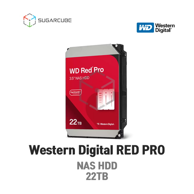 Western Digital RED PRO 22TB WD221KFGX 고용량HDD 대용량HDD NAS하드