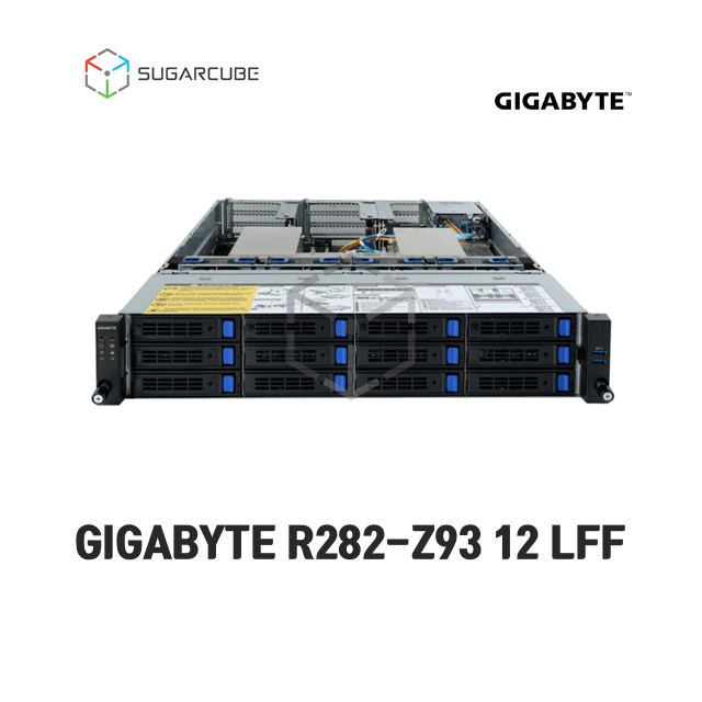 GPU서버 GIGABYTE R282-Z93 128코어 256스레드 128G 1TB RTXA6000