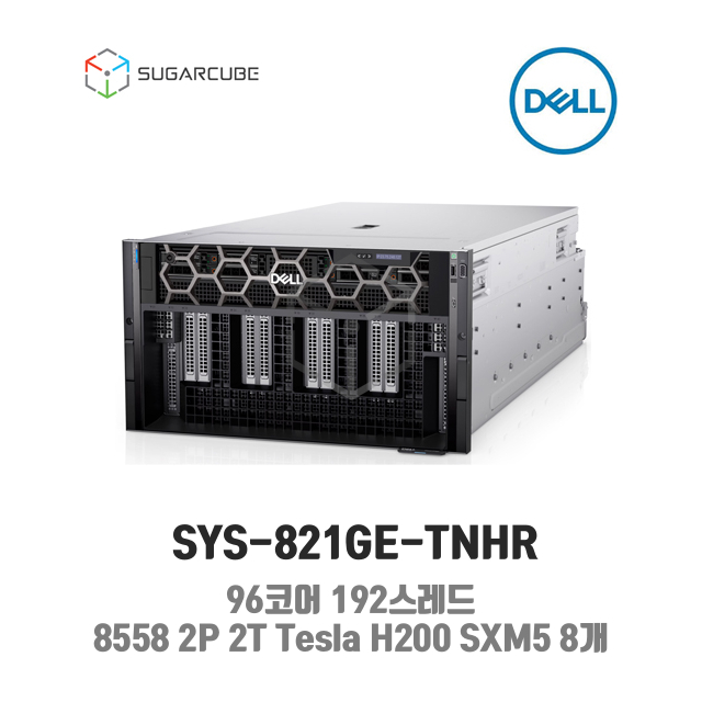 델 DELL XE9680 96코어182스레드 1TB 딥러닝 인공지능 Tesla H200 SXM5 8개