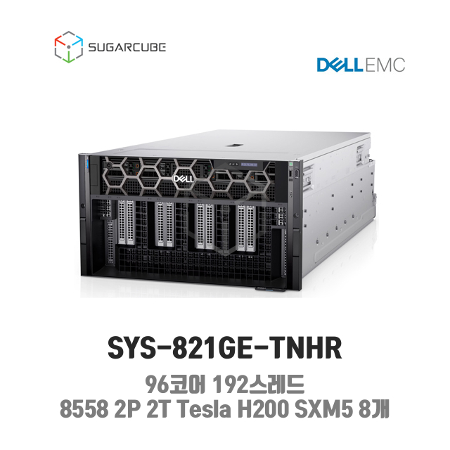 델 DELL XE9680 96코어182스레드 1TB 딥러닝 인공지능 Tesla H200 SXM5 8개