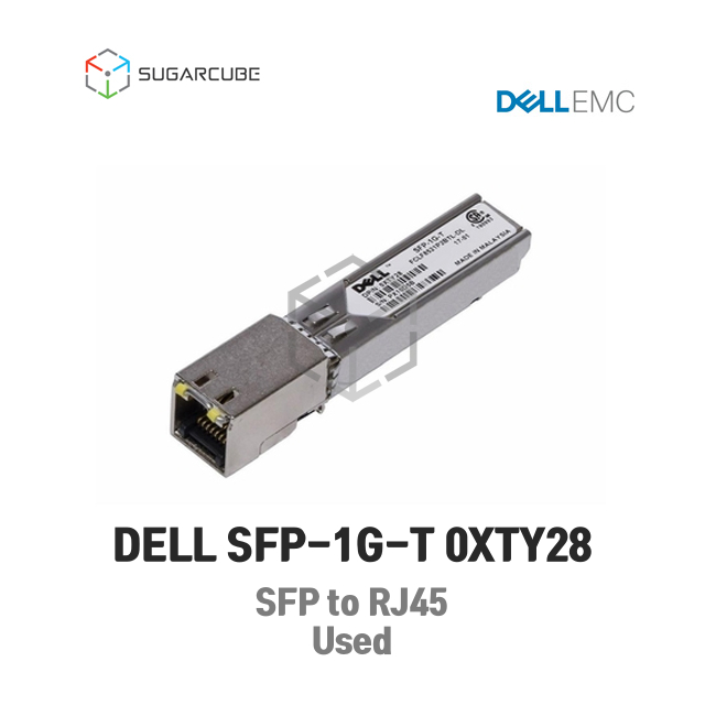 DELL SFP-1G-T 0XTY28 RJ45 광모듈 변환 SFP to RJ45