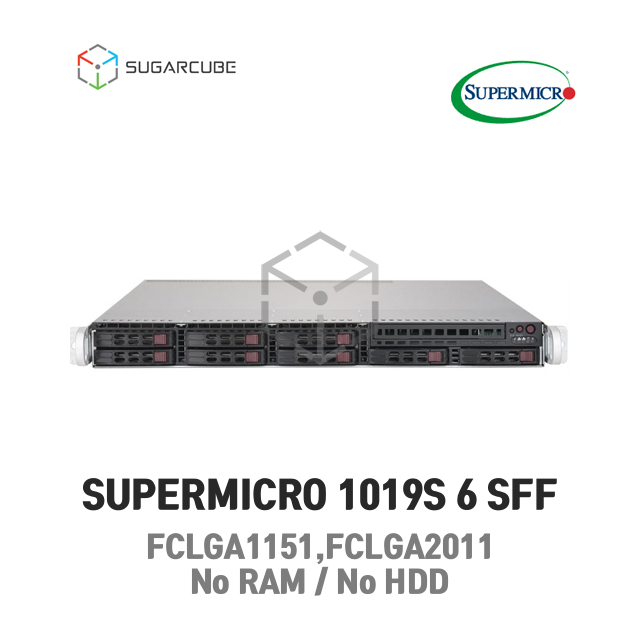Supermicro SYS 1019S 6 SFF 4코어 16G 중고서버