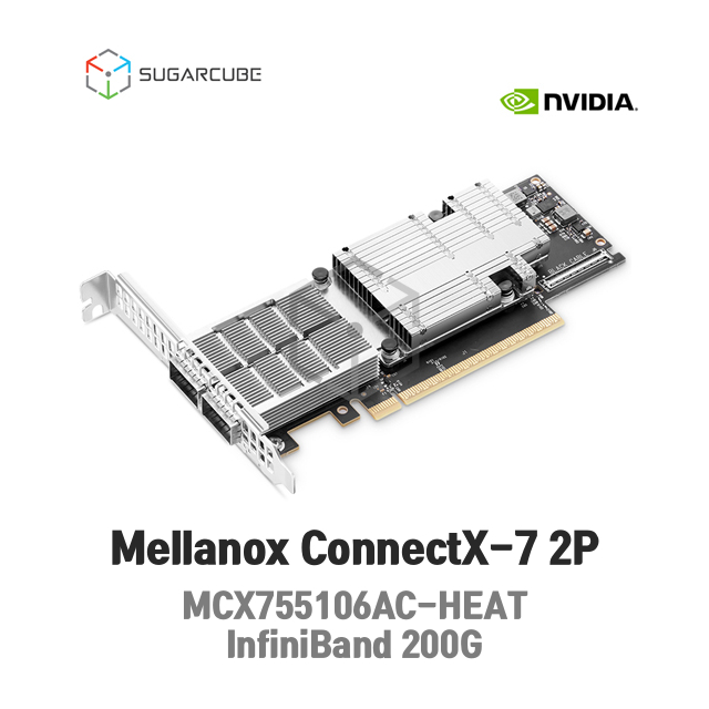 Mellanox ConnectX-7 HDR MCX755106AC-HEAT InfiniBand 200G