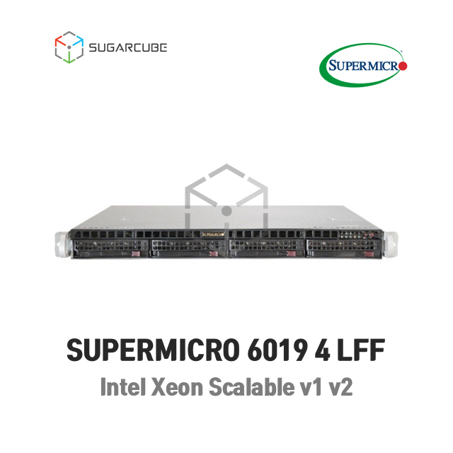 Supermicro 6019P Gold 6140 2P 64G 64코어 4 LFF NVME 중고서버