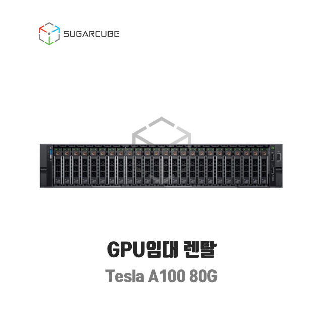 [사본] DELL R7525 32코어 64스레드 64G SSD 960G 3.84TB Tesla A100 80G 렌탈